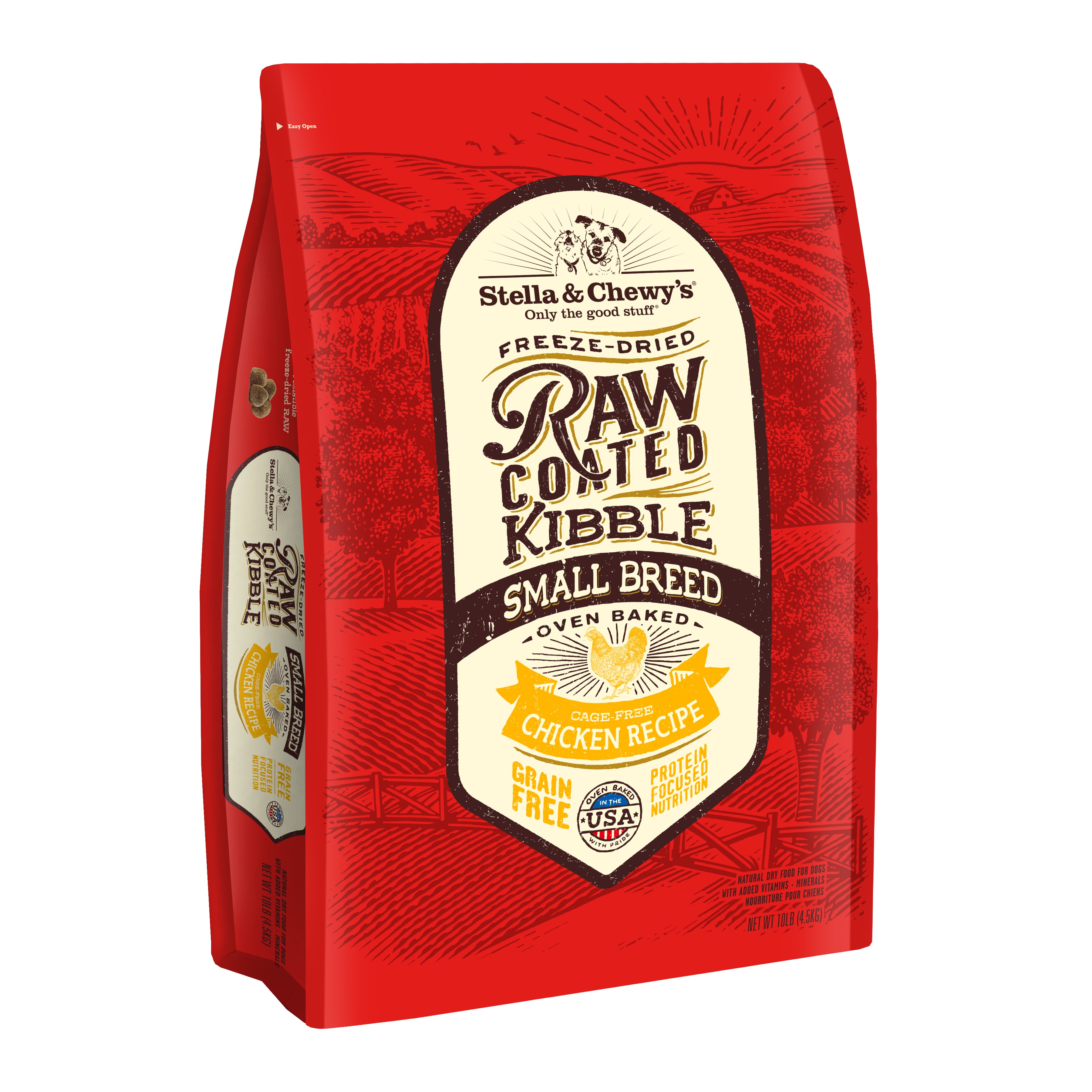 Stella & Chewy's Raw Coated Small Breed (Chicken) Grain Free Dry Dog Food 3.5lb 1.6kg
