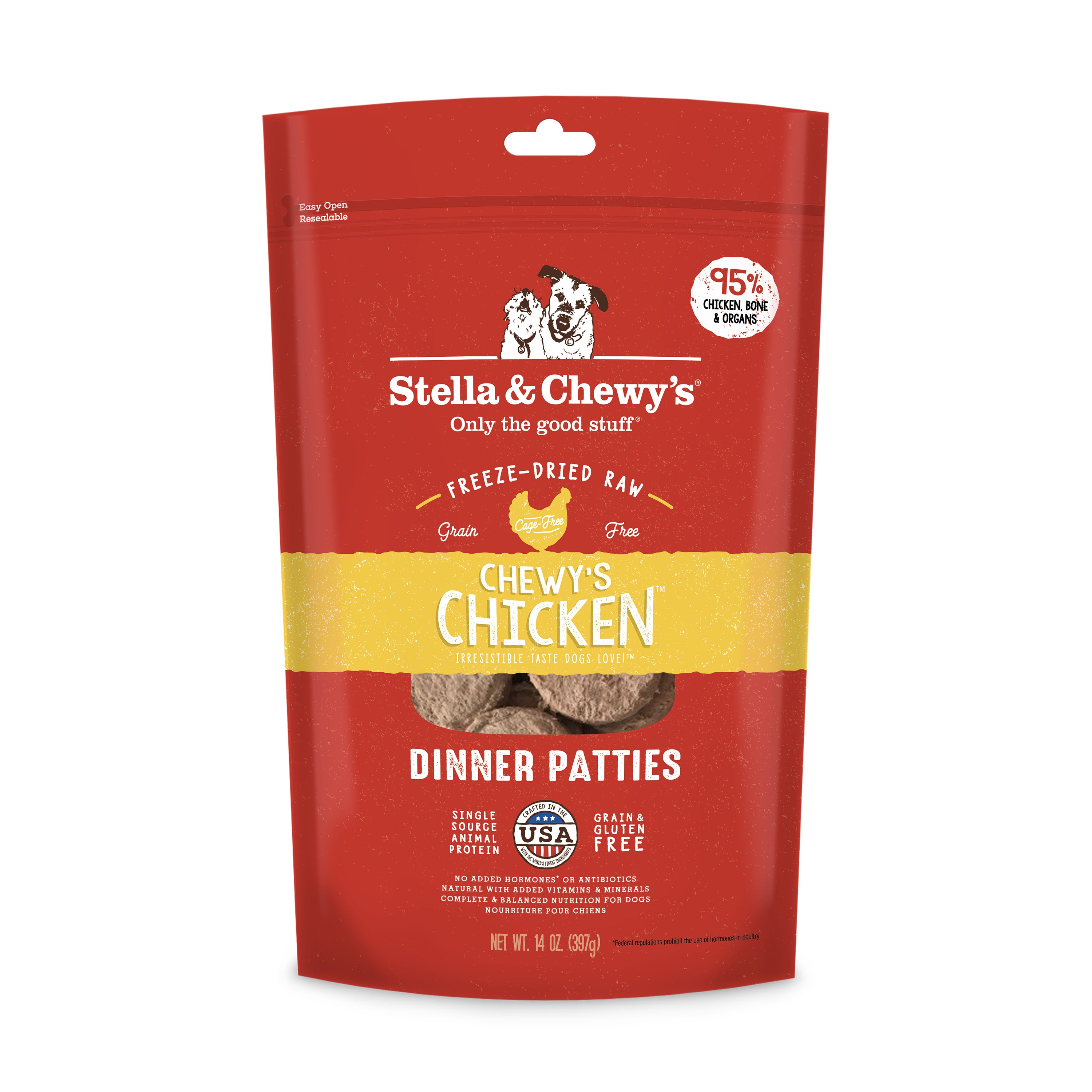 Stella & Chewy's Freeze Dried Chicken Dog Dinner Patties