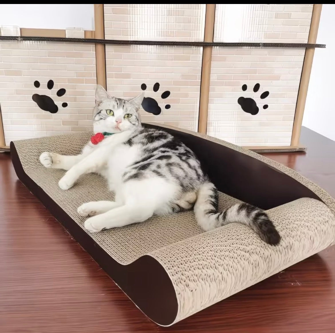 Cat Scratcher Sofa Couch Cardboard 70cm