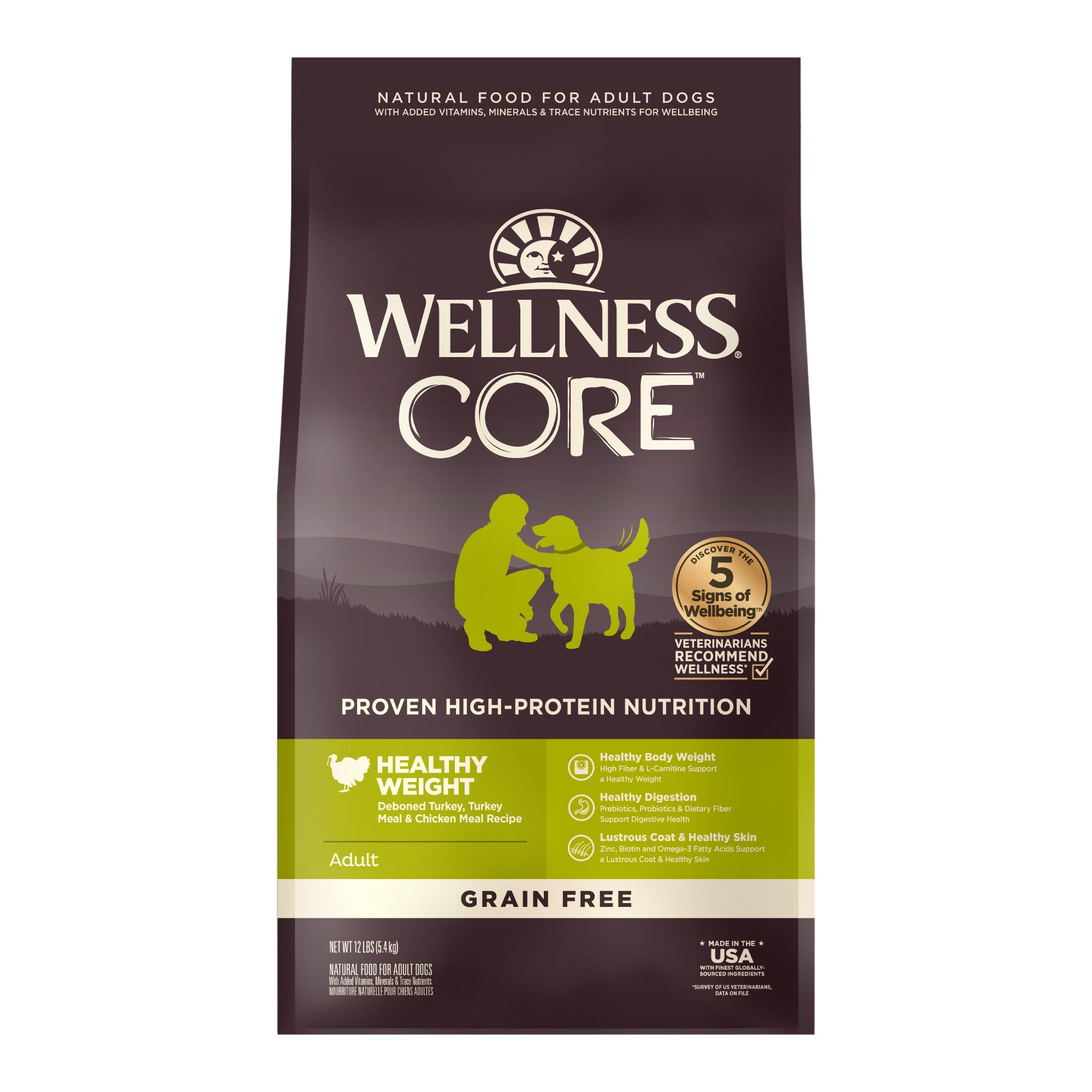 Wellness CORE Healthy Weight Adult (Reduced Fat) Dry Dog Food