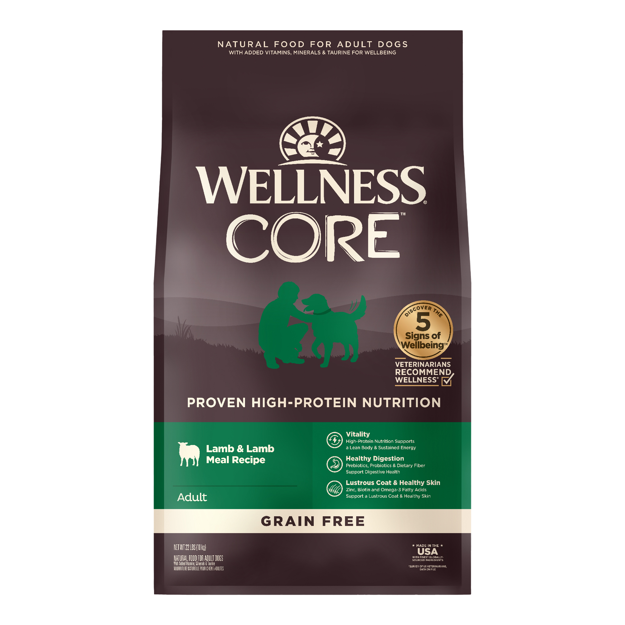 Wellness CORE Lamb Dry Dog Food 4lb