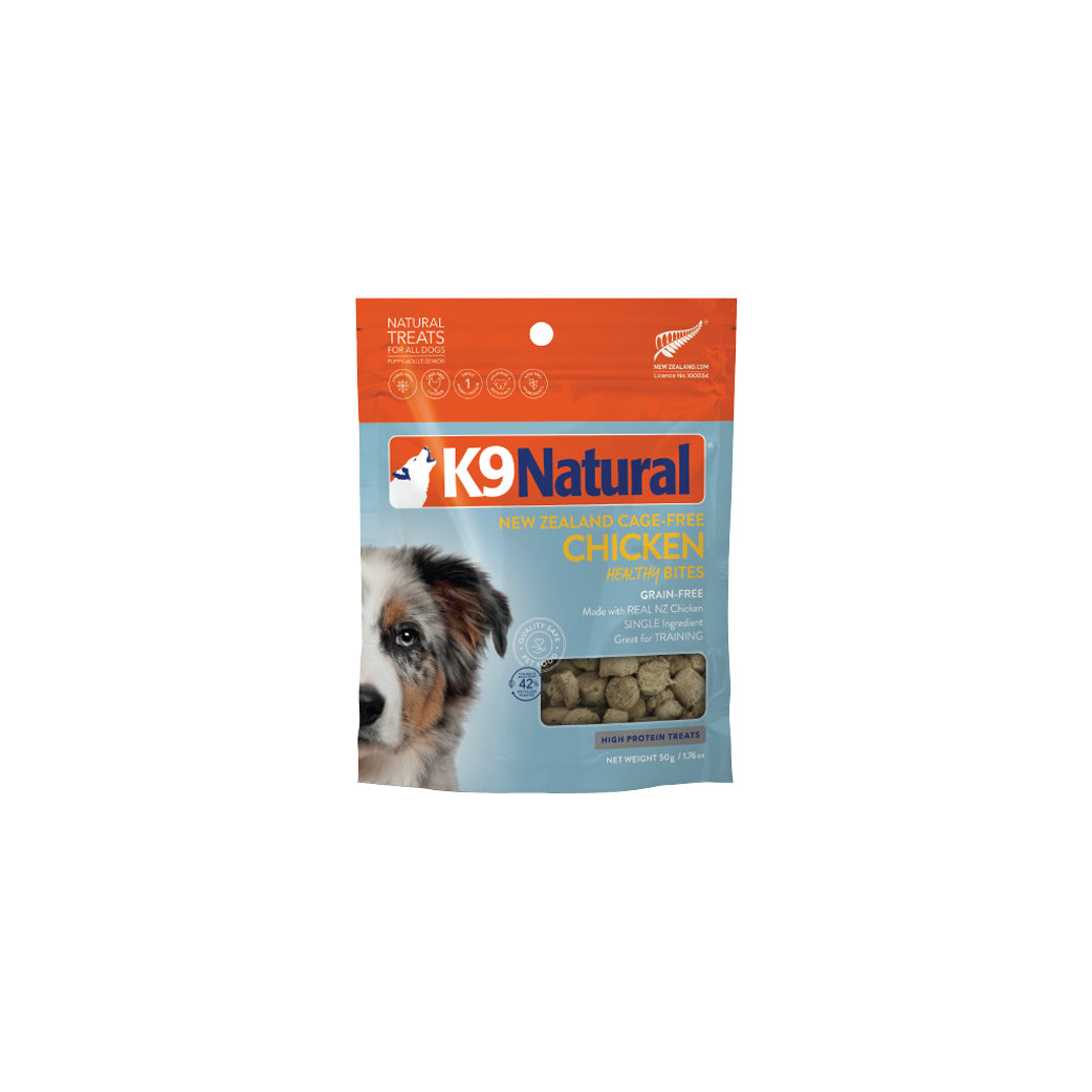 K9 Natural Healthy Bites Beef & Organs Freeze Dried Dog Treat 50g
