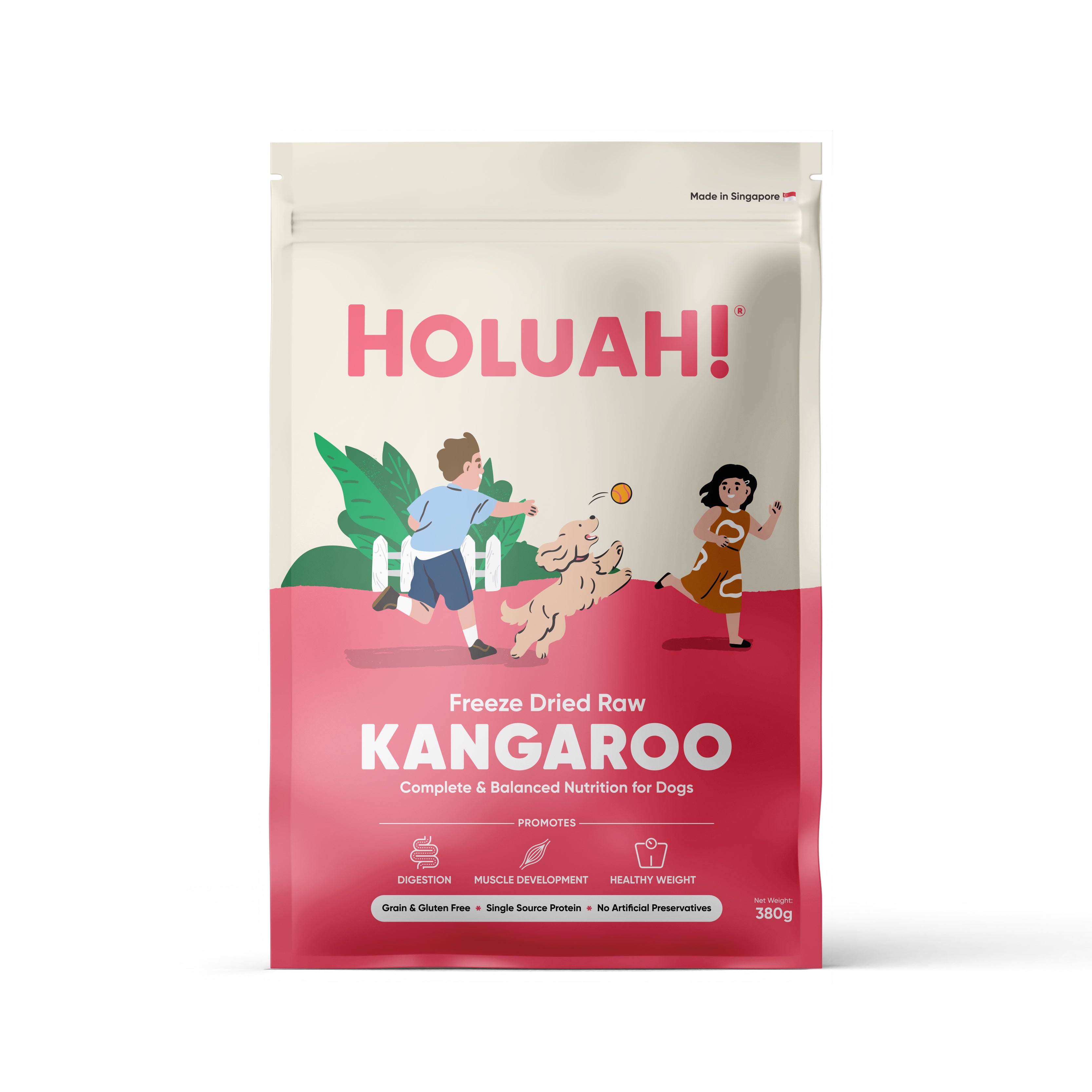 Holuah! Complete & Balanced Freeze Dried Raw Dog Food - 4 recipes