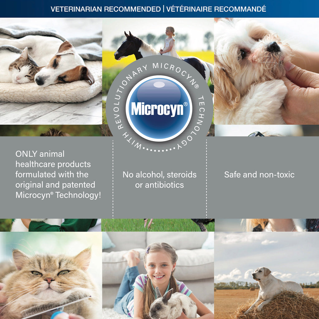 MicrocynAH Ear Rinse Wash For Dogs & Cats 3oz 100ml