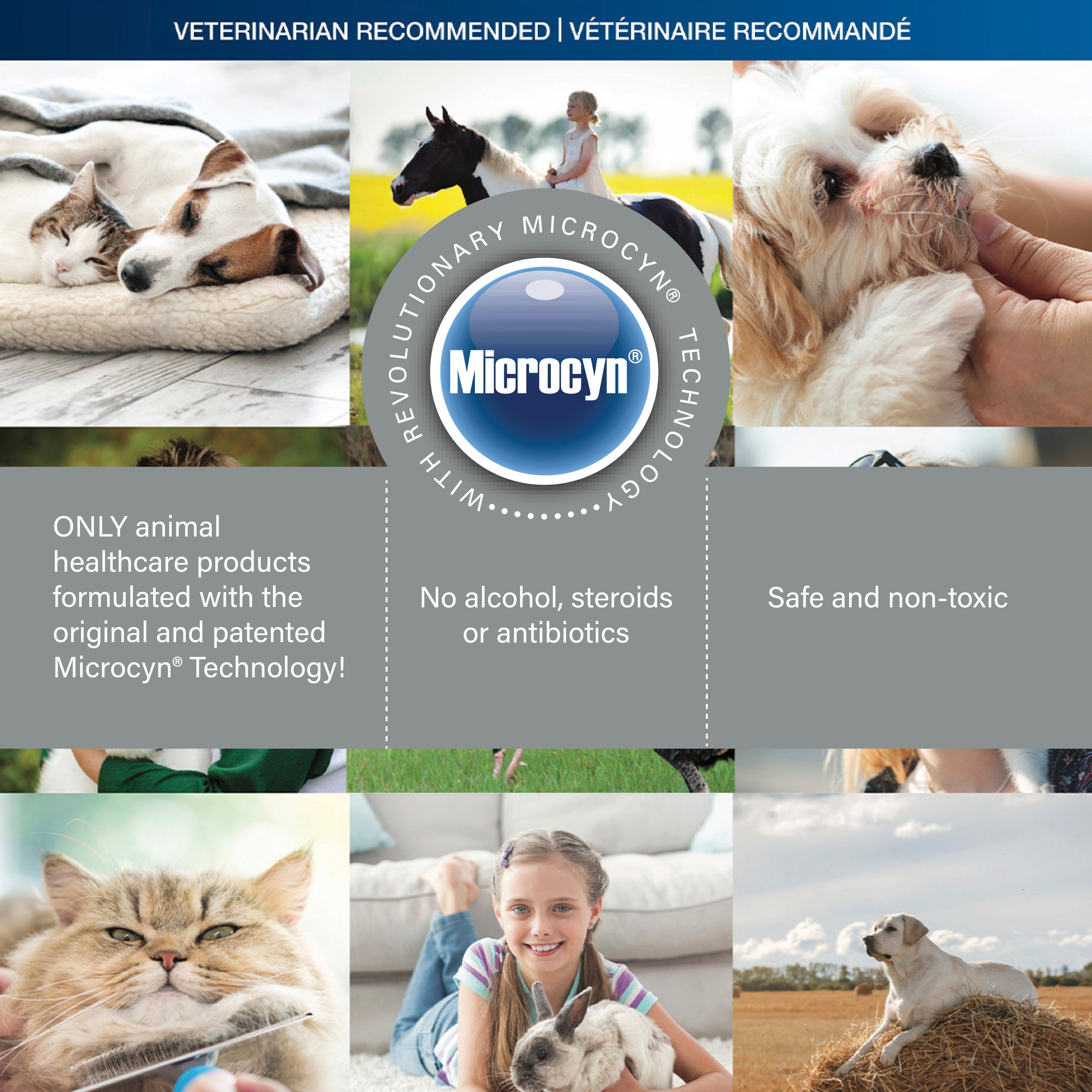 MicrocynAH Ear Rinse Wash For Dogs & Cats 3oz 100ml