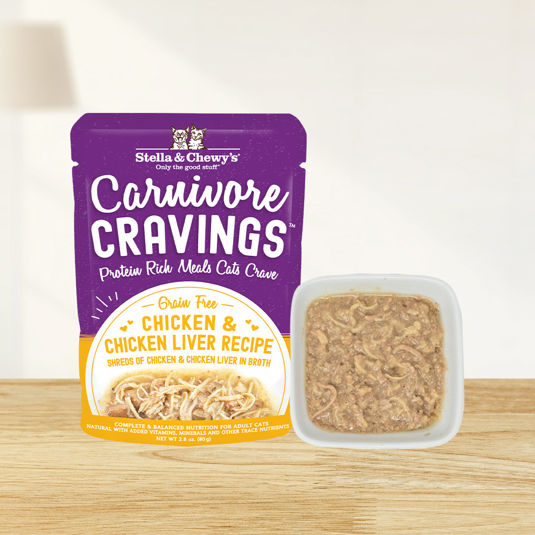 Stella & Chewy's Carnivore Cravings Pouch 50g Wet Cat Food | 6 recipes