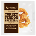 AFreschi Natural Turkey Tendon Pretzel Dog Treat Chew - Small (S)