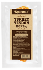 AFreschi Natural Turkey Tendon Bone Dog Treat Chew - Small (S)