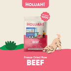 Holuah! Complete & Balanced Freeze Dried Raw Dog Food - 4 recipes