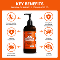 Kala Health Wild Alaskan Salmon Oil Blend for Dogs and Cats 8oz 235ml