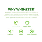 Whimzees Hedgehog Value Bag Dental Chews Natural Grain-Free Dental Dog Treats, Large, 6pcs
