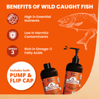 Kala Health Wild Alaskan Salmon Oil Blend for Dogs and Cats 32oz (976ml)