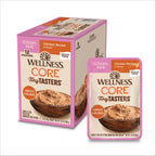 Bundle of 12: Wellness Core Tiny Tasters Kitten Pate Chicken Grain Free Wet Cat Food Pouch