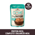 Bundle of 12 Wellness CORE Tiny Tasters Pate Tuna & Salmon Natural Grain-Free Wet Cat Food 50g