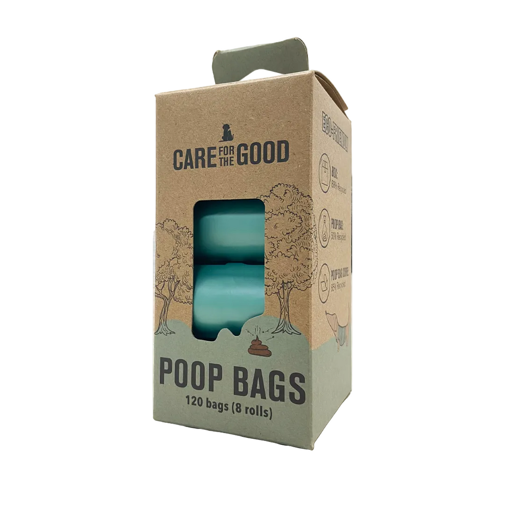 Care For The Good Unscented Poop Bags 120 bags - Waku Waku Pets.
