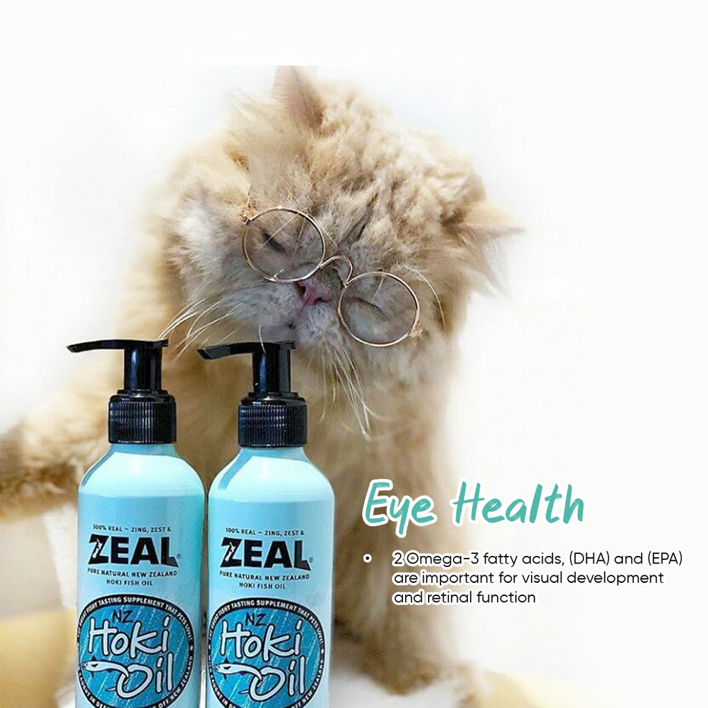 Cat Eye Health Hoki Fish Oil from Zeal - Waku Waku Pets.