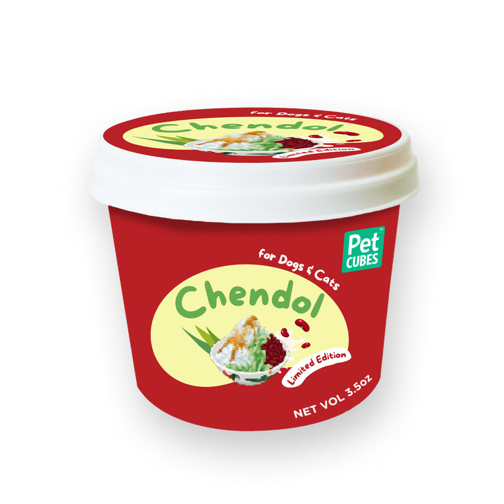 PetCubes National Day Chendol Ice Cream for Dogs & Cats 3.5 oz