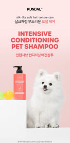 Kundal Intensive Conditioning Dog Shampoo with White Pomeranian
