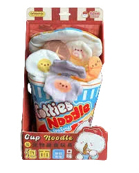 nosework pet snuffle toy. blue cup noodle . cotties mart 