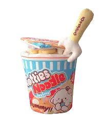 Cotties Mart Series Seafood Cup Noodle Snuffle Pet Toy Crinkle