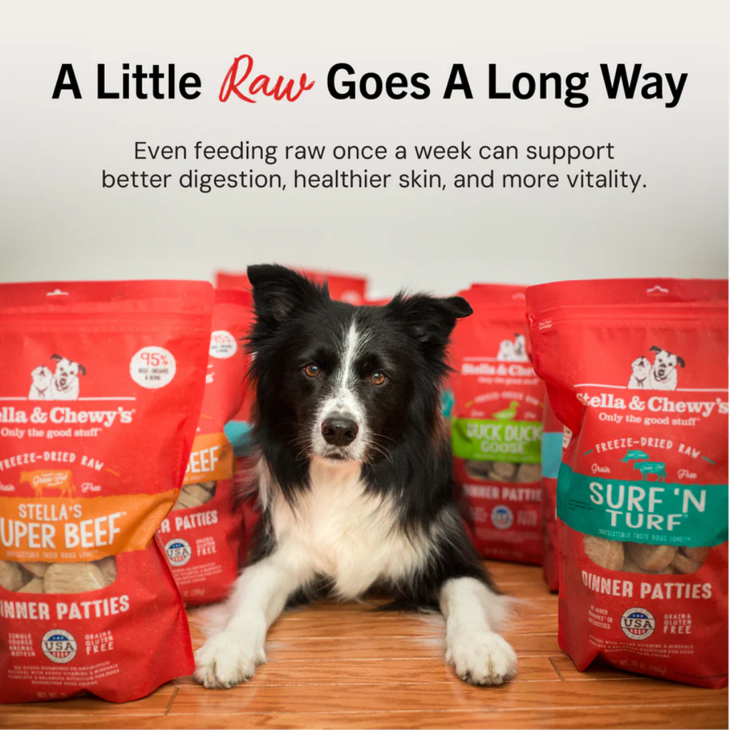 Stella & Chewy's Freeze Dried Raw Dinner Patties for Dogs 14oz - Remarkable Red Meat (Beef, Goat & Lamb)