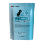 blue dogz finefood classic wild game and herring 100g for dogs