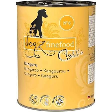 Dogz Finefood Classic - No.06 Kangaroo Wet Dog Food | 800g Can