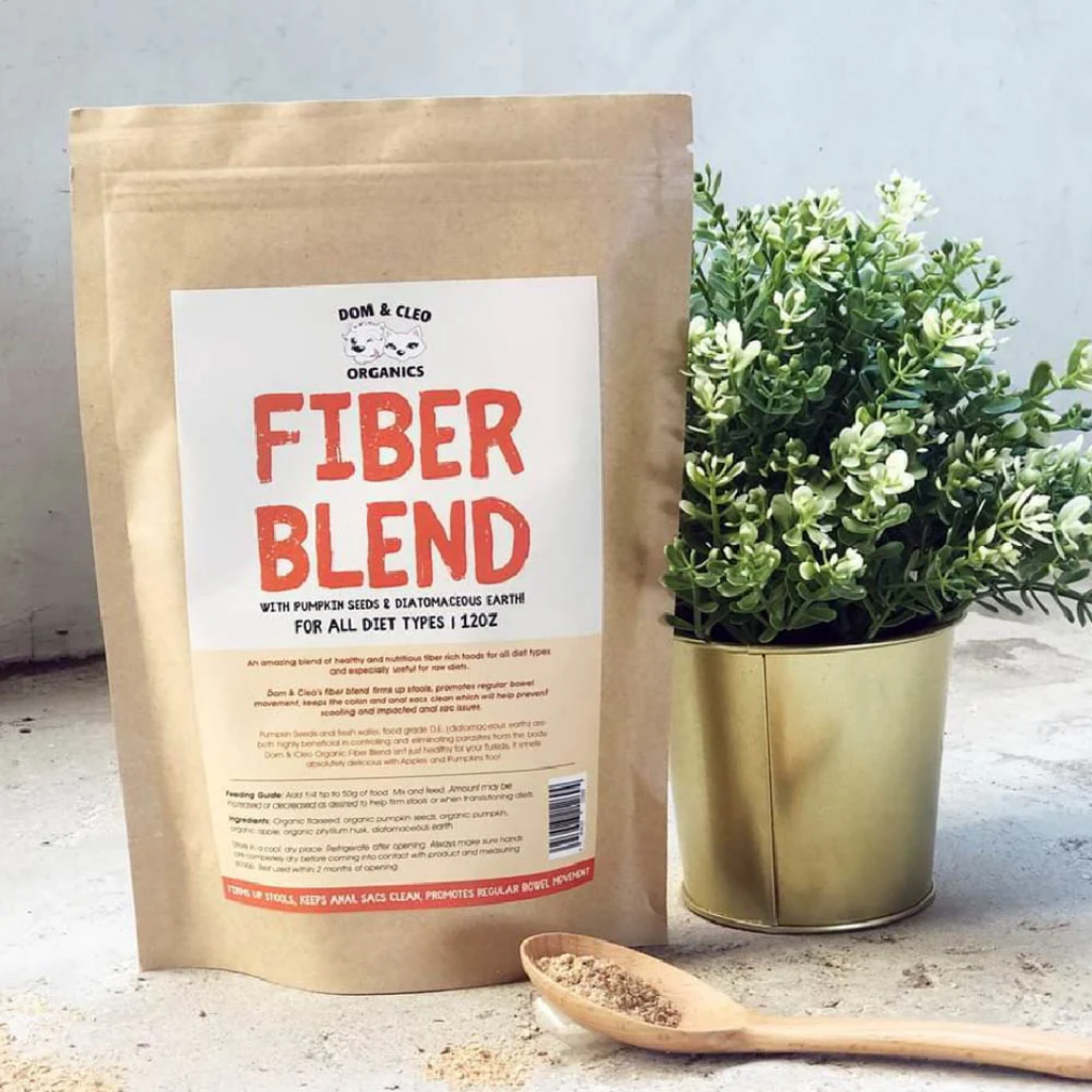 dom and cleo fiber blend powder for pets