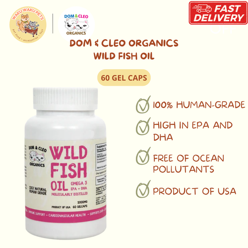 Dom & Cleo Wild Fish Oil (60caps)
