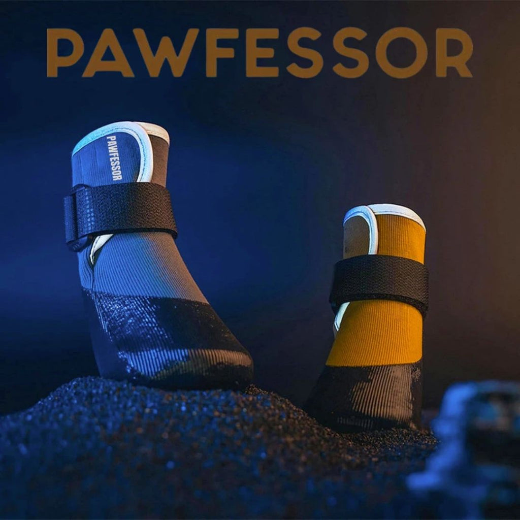 Pawfessor Dog Soft Shoes with Double Velcro and Waterproof Non-Slip Soles - 3 Colours