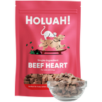 Holuah Freeze Dried Beef Heart Treat for Cats and Dogs