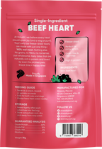Holuah Freeze Dried Beef Heart Treat for Cats and Dogs