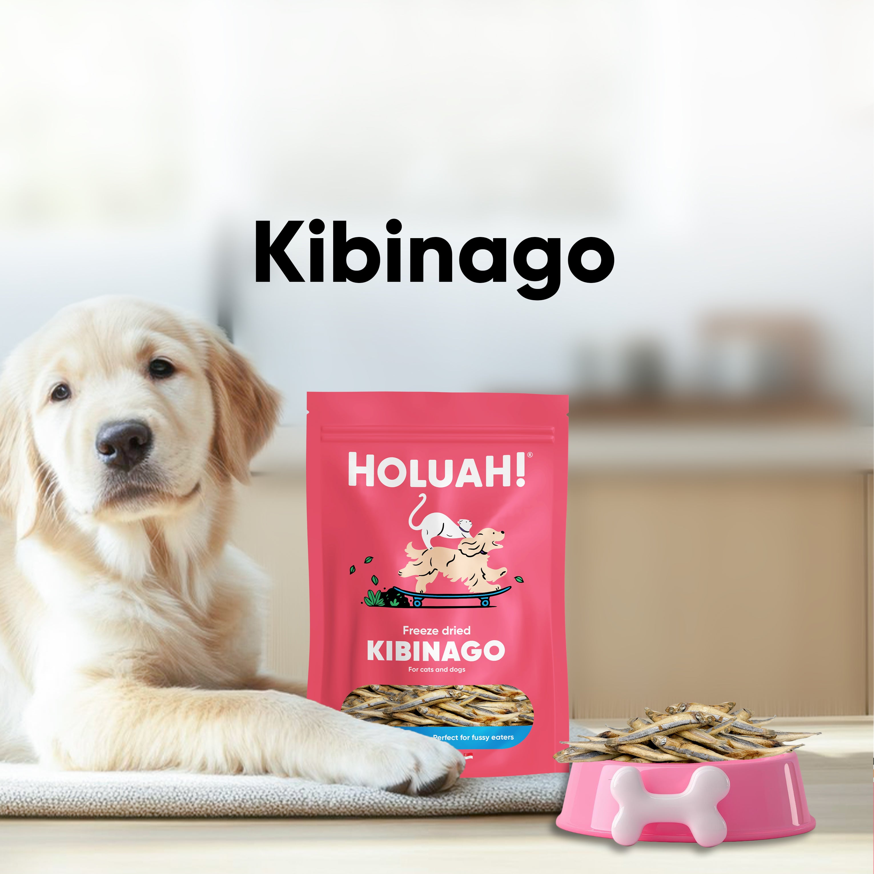 Holuah Freeze Dried Pork Liver Treat for Dogs and Cats