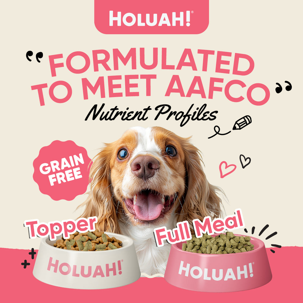grain free dog food freeze dried meal and topper. aafco standard