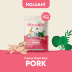 Holuah! Complete & Balanced Freeze Dried Raw Dog Food - 4 recipes