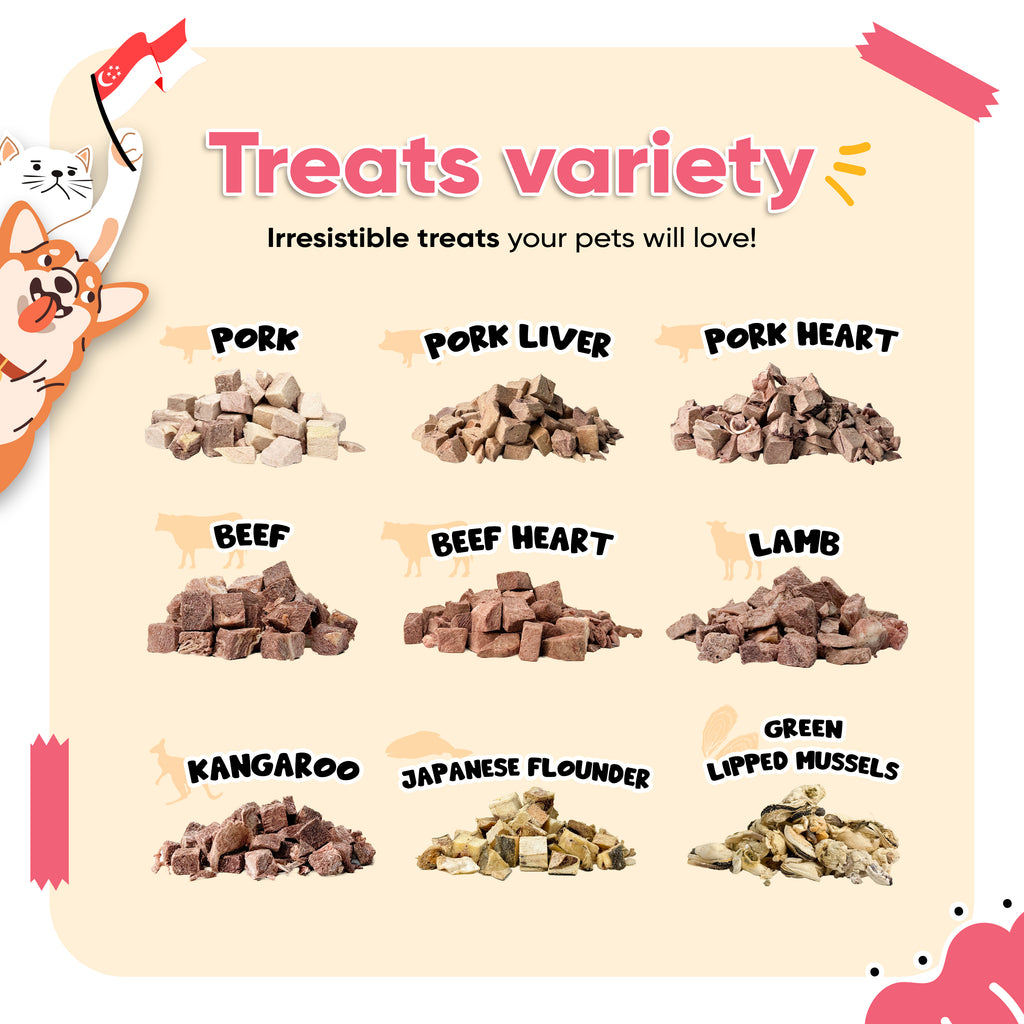 Holuah Freeze Dried Kibinago Treat for Dogs and Cats 50g