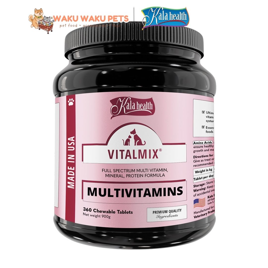 Kala Health Vitalmix Multivitamins for Dogs and Cats - 360 tablets
