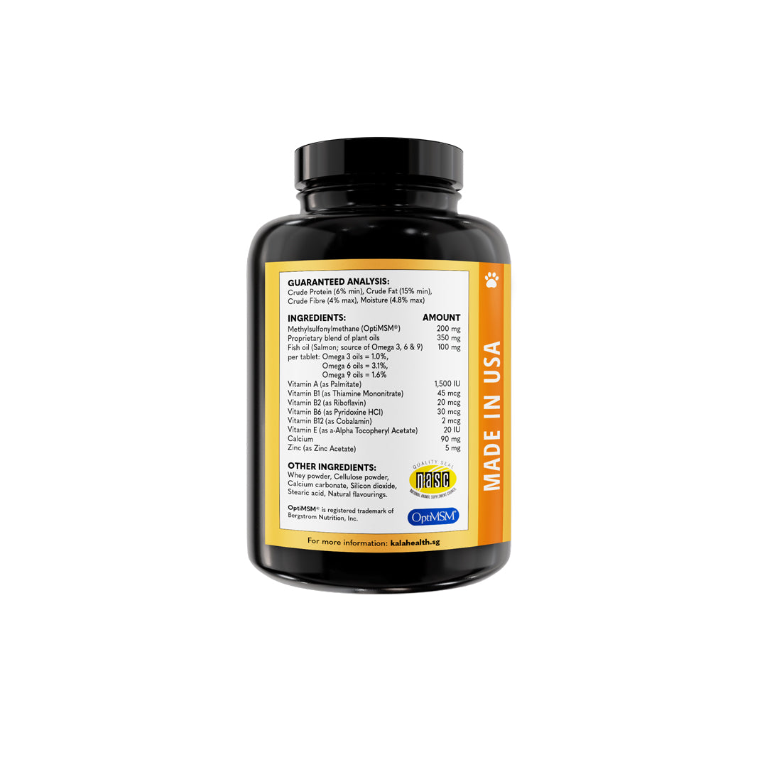 Kala Health Dermatrix Skin & Coat for Dogs and Cats 45 tablets