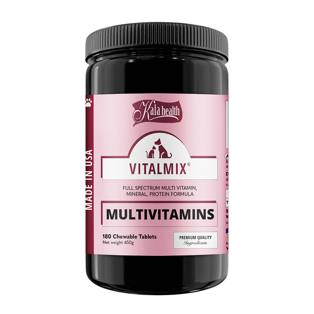 Kala Health Vitalmix Multivitamins for Dogs and Cats - 180 Tablets
