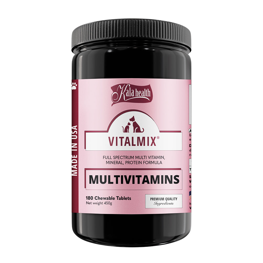 Kala Health Vitalmix Multivitamins for Dogs and Cats - 180 Tablets