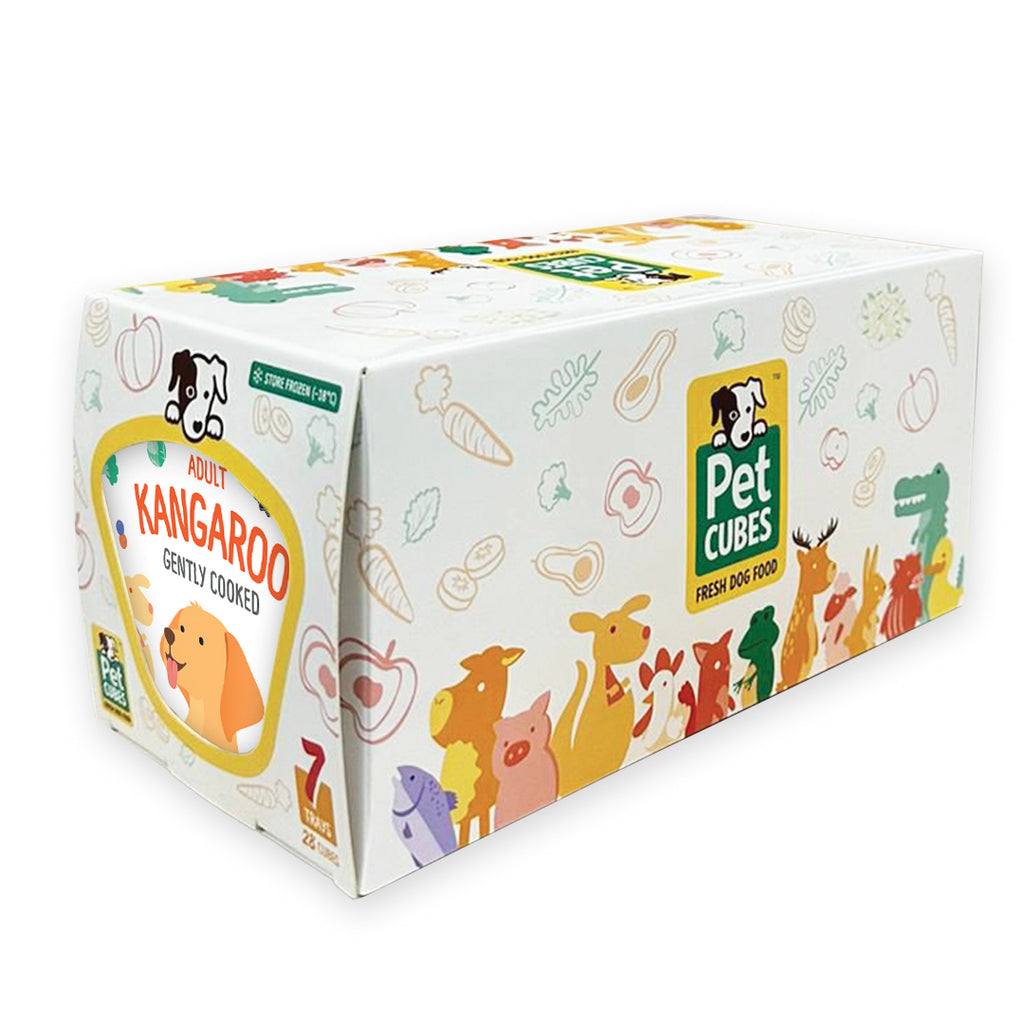 PetCubes Gently Cooked Dog Food - Kangaroo Case 2.24 KG
