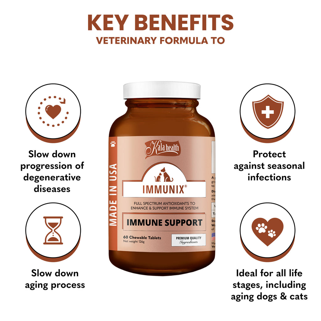 Kala Health Immunix Full Spectrum Antioxidant Pet Supplement | 2 sizes