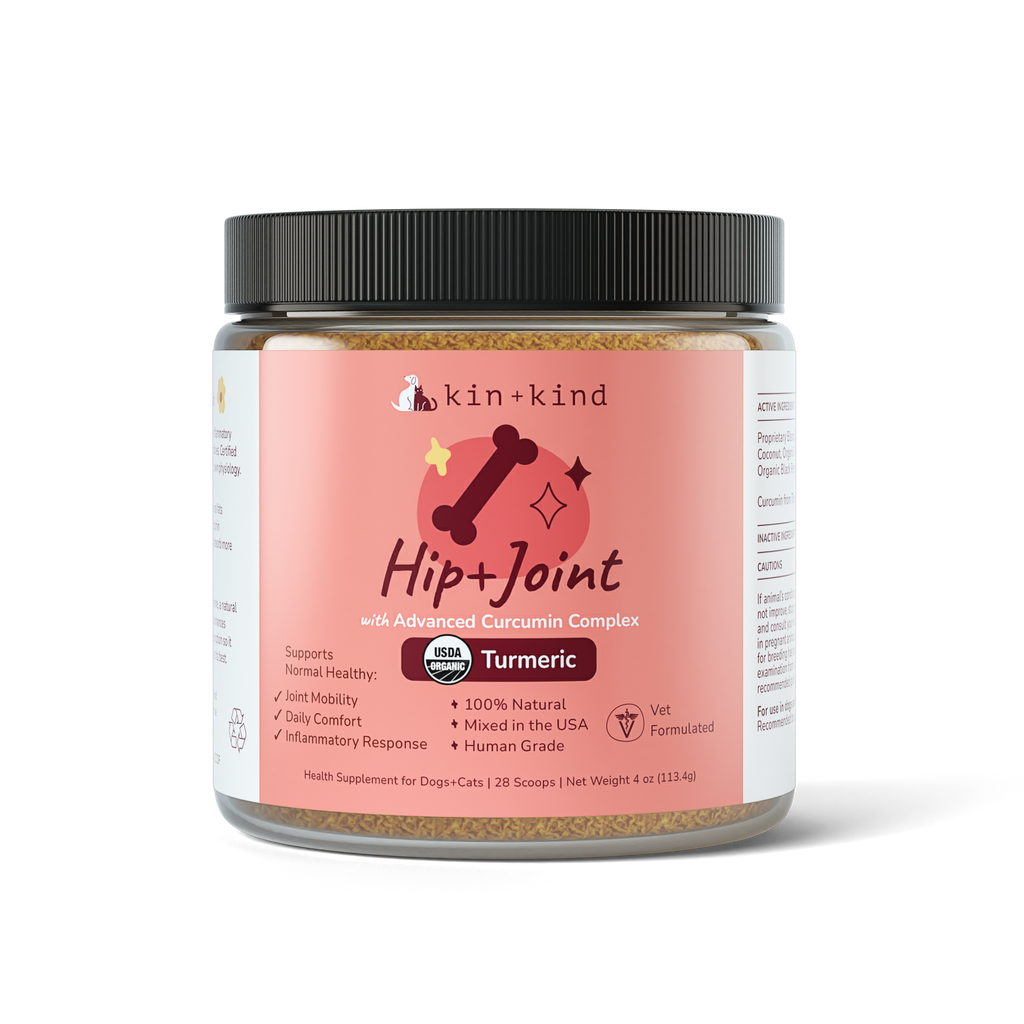 Kin + Kind Healthy Hip and Joint for Dogs and Cats 4oz 113.4g (Small Jar)