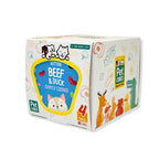 PetCubes Gently Cooked Frozen Cat Food Kitten - Beef & Duck Case 1.28kg