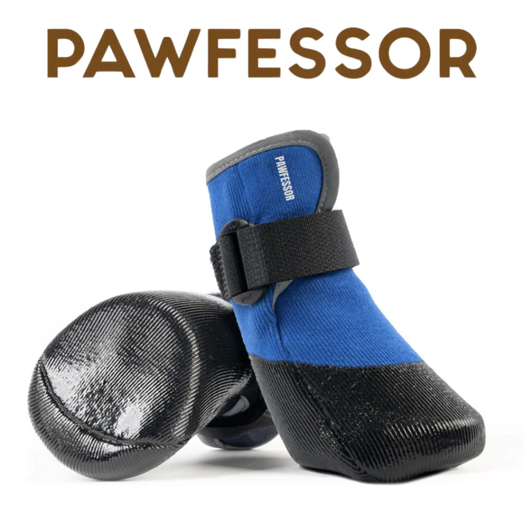 Pawfessor Dog Soft Shoes with Double Velcro and Waterproof Non-Slip Soles - 3 Colours