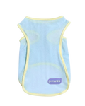 pawss lightweight breathable pet vest in pastel blue