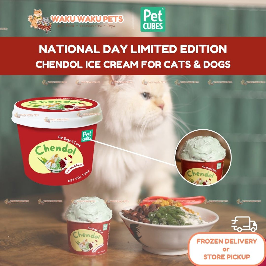 PetCubes National Day Chendol Ice Cream for Dogs & Cats 3.5 oz