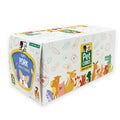 2.28kg Case of Pet Cubes Puppy Gently Cooked Pork fresh dog food on a white background