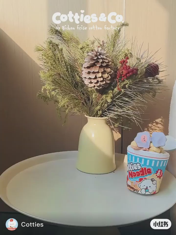 Cotties Mart Series Seafood Cup Noodle Snuffle Pet Toy Crinkle