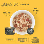 Schesir After Dark Chicken Wholefood Canned Grain Free Wet Cat Food 80g